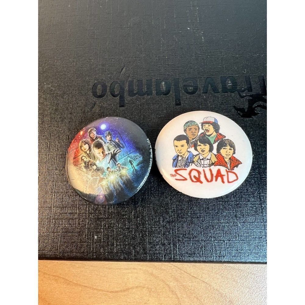 Loungefly Set of 2 Stranger Things Pin Back